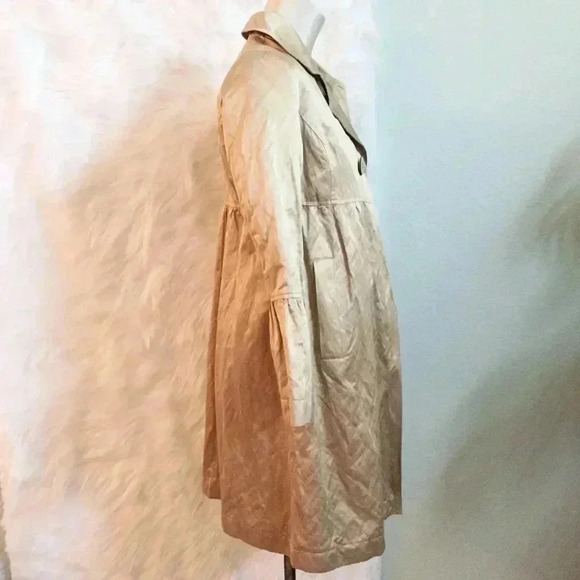 Bernardo Gold Trench Coat - Picture 4 of 7
